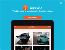 Tablet Screenshot of frontiernation.org
